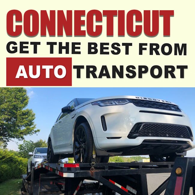 Shipping a white 2020 Land Rover to Connecticut using an open carrier