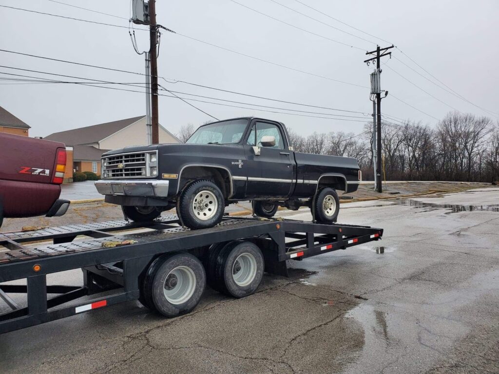 1987 chevrolet pickup truck transport