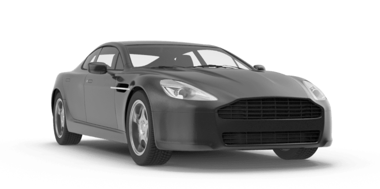 black sports car logo