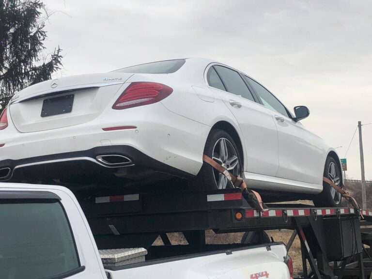 mercedes car shipping on autotransport.com trailer