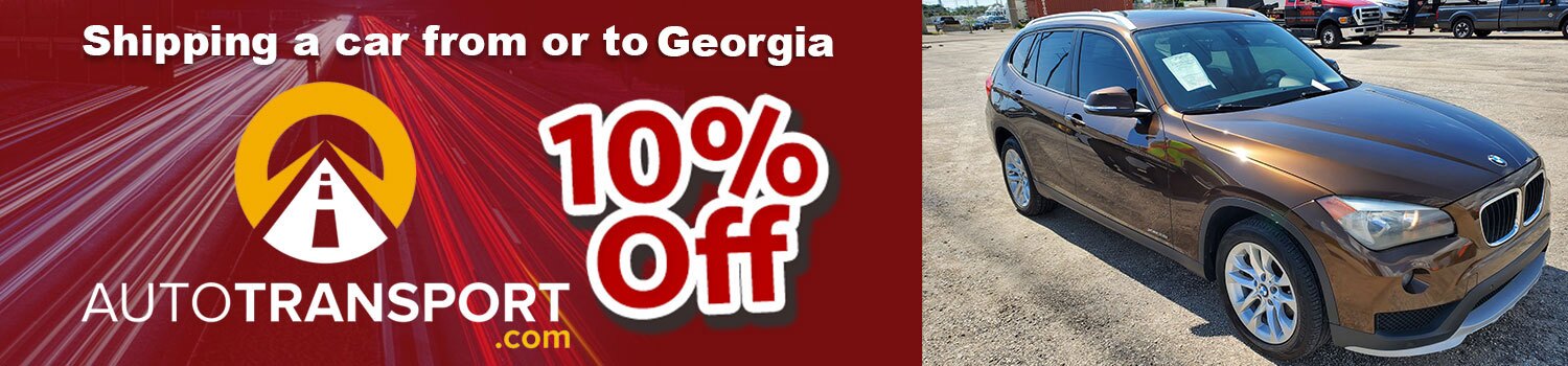 Shipping a car from or to Georgia is cheaper and better with Autotransport.com