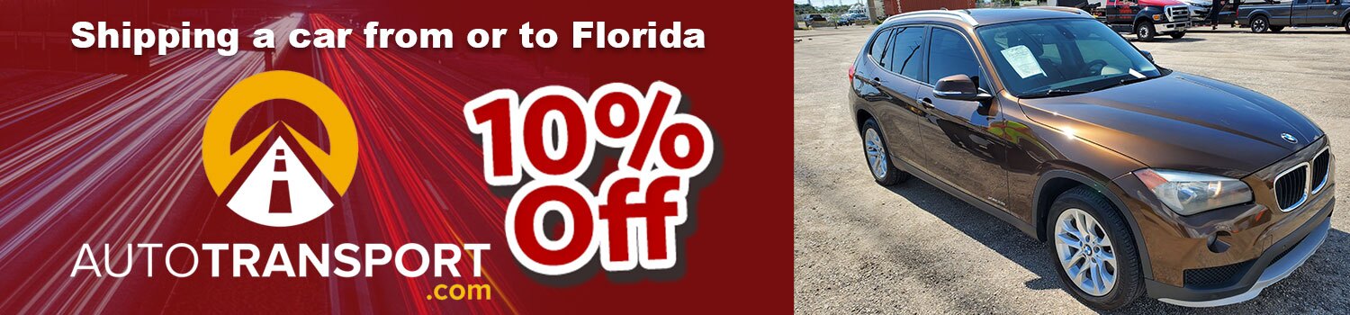 Shipping a car from or to Florida is cheaper and better with Autotransport.com