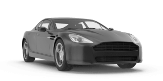black sports car logo