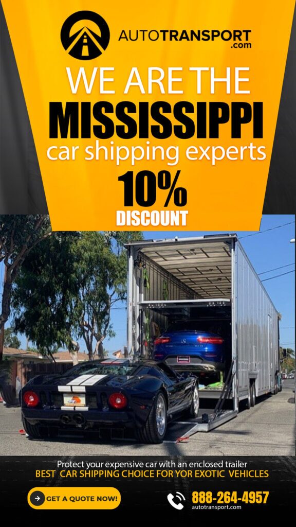 Mississippi car shipping experts