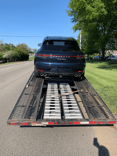 porsche cayenne suv shipping back view