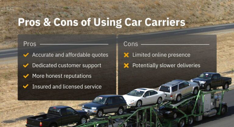 pros and cons of using car carriers