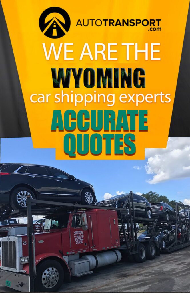 Accurate car shipping quotes in Wyoming