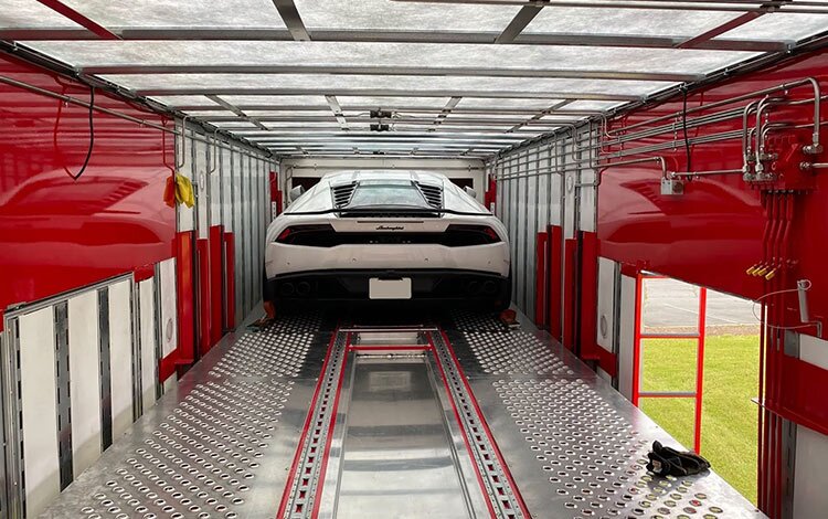 Freight train nationwide auto transport