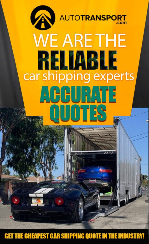 Reliable Car Shipping Company transporting a 2014 Chevy Camaro, Black with white stripes from California to Florida