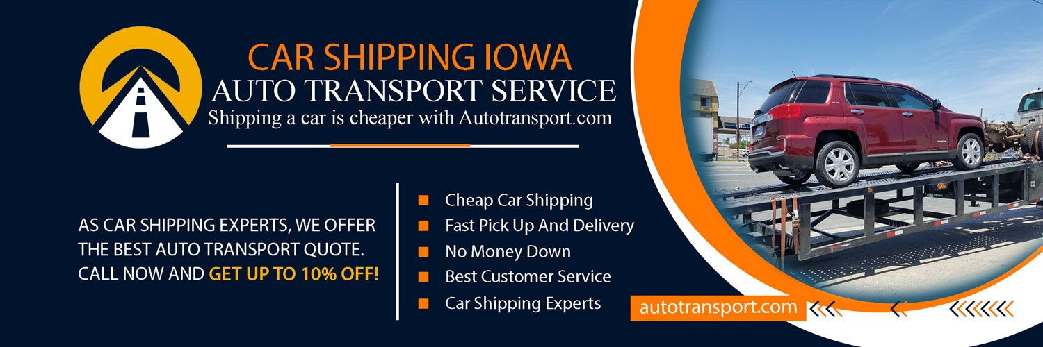 Shipping a car from or to Iowa is cheaper and better with Autotransport.com