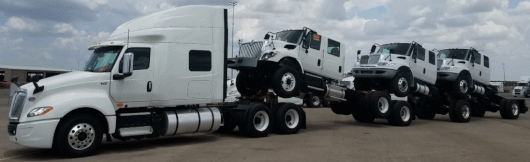 piggy backing semi-trucks