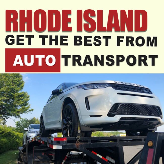 Rhode Island car shipping service, moving a white and black 2018 Land Rover in RI