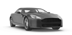 black sports car logo