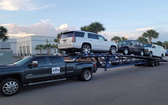 Shipping 2 vehicles terminal to terminal
