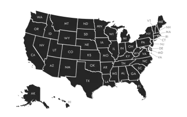 Map of the United States