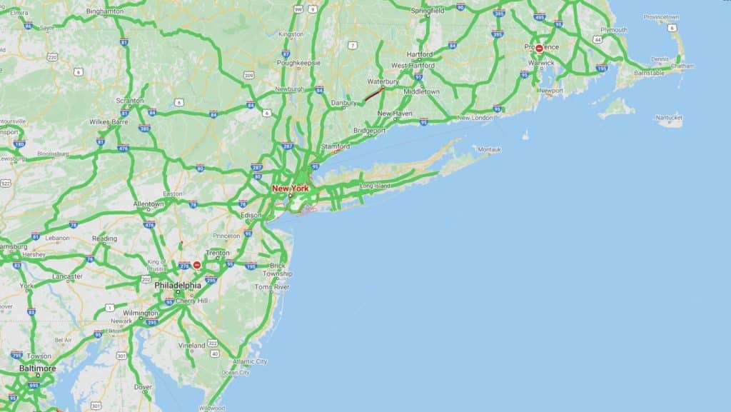 New York Driveaway Services map