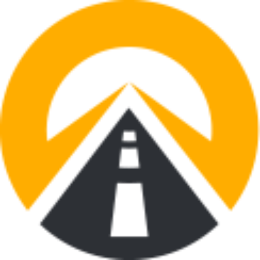 auto transport logo with transparent background