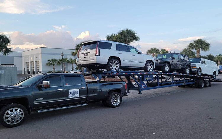 Shipping 2 vehicles terminal to terminal