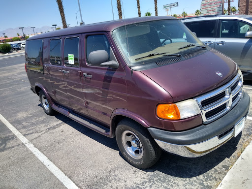 purple dodge van