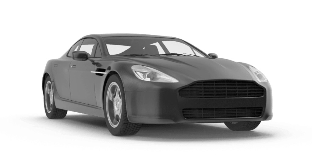 black sports car logo