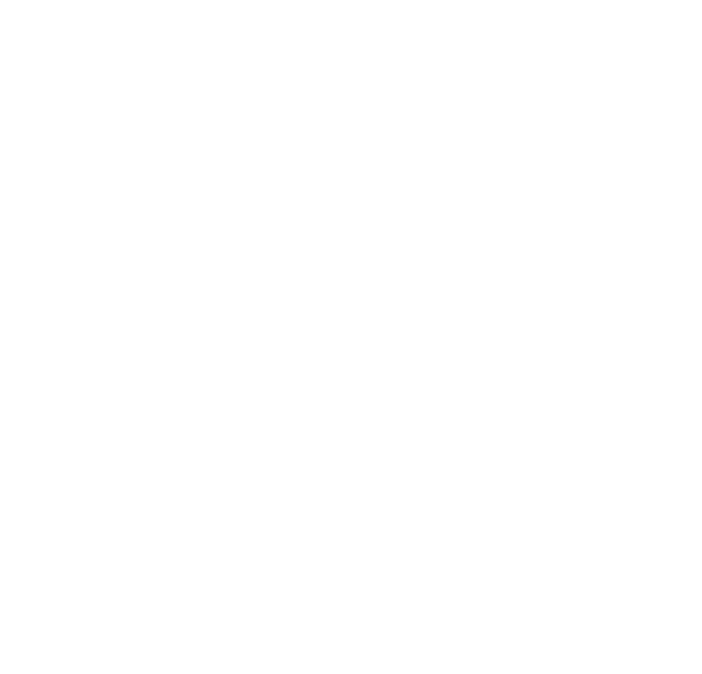 Round black and white logo featuring a road leading upward into a half-moon shape.