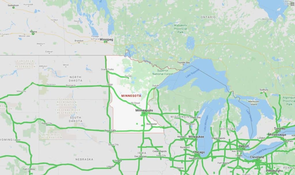 minnesota map