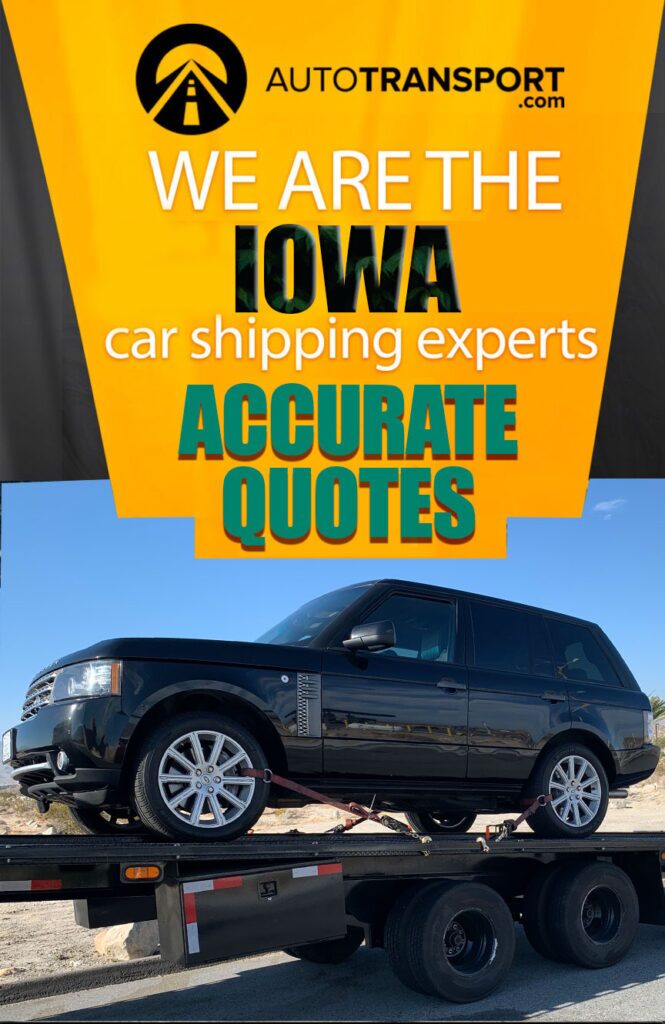 Accurate car shipping quotes in Iowa