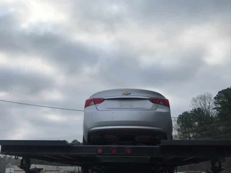 backview on chevy impala