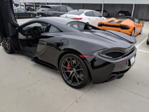black 650s mclaren for auto transport