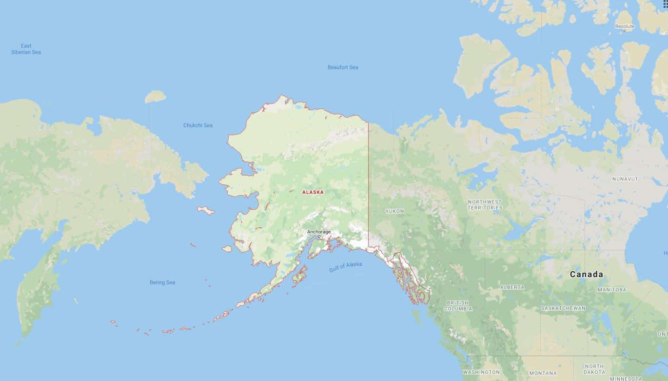 Alaska Traffic Map 