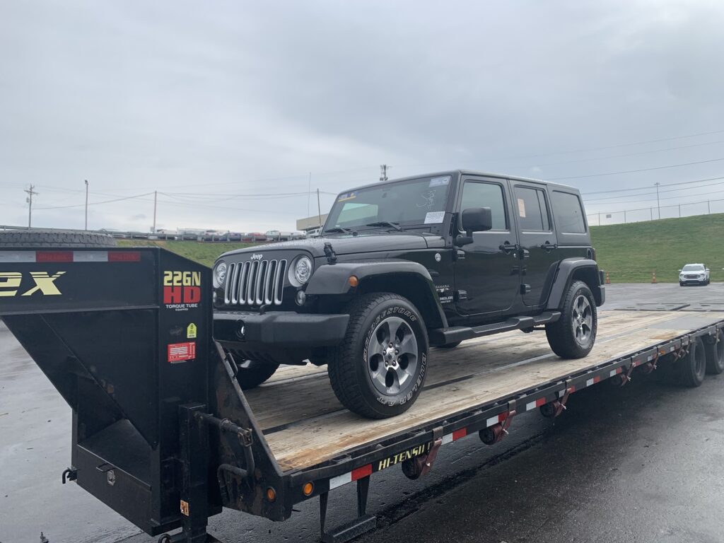 jeep wrangler for car shipping in wisconsin
