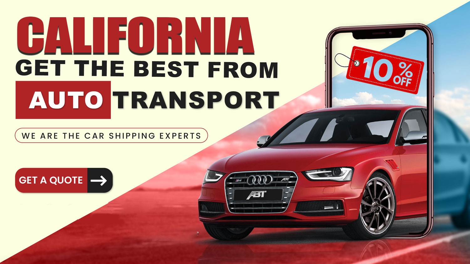 Reliable California car shipping quotes