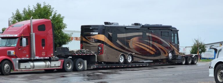 Transporting an RV in Wyoming