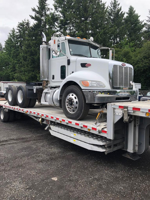 Colorado Driveway, moving a semi truck to California