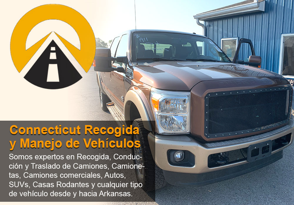 recogida, conduccion y traslado de camiones y vehículos de Connecticut
